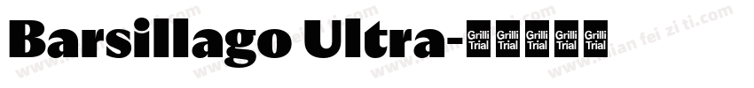 Barsillago Ultra字体转换